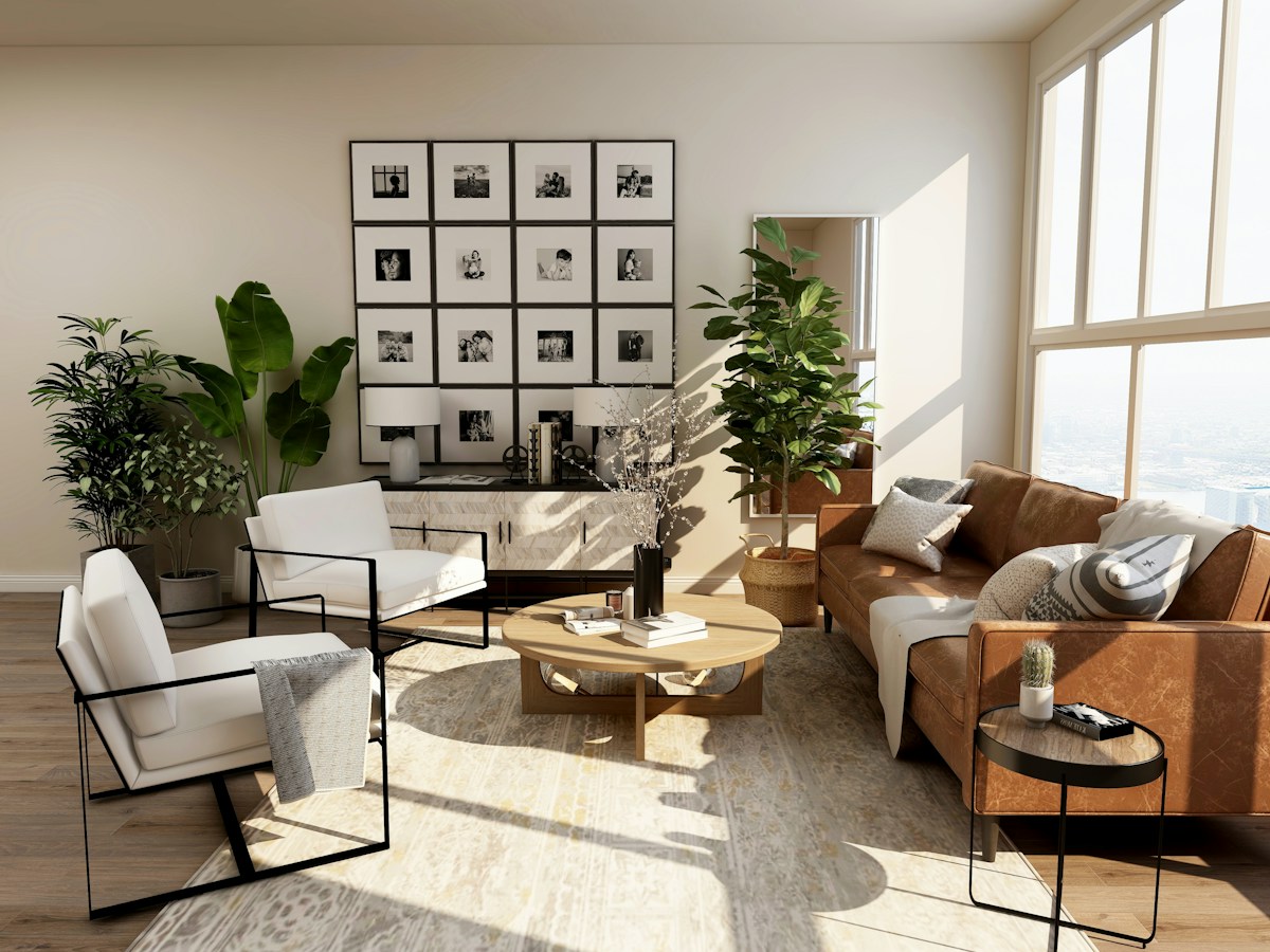 A calm home interior with daily living items / 舒适居家生活场景